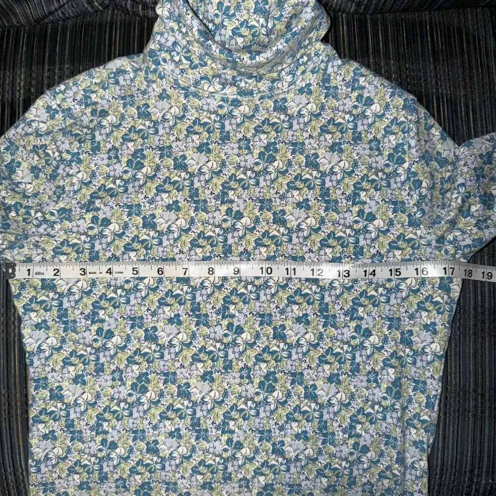 vintage l.l. bean floral long sleeve - Picture 5 of 7